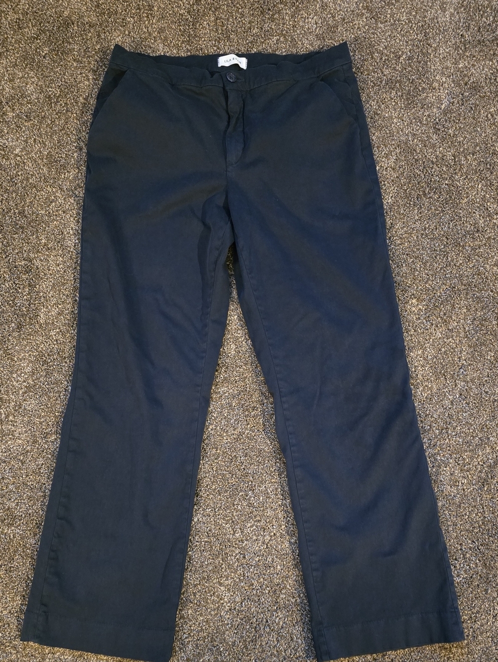 LILA RYAN Women's Stretch Navy Chino Pants